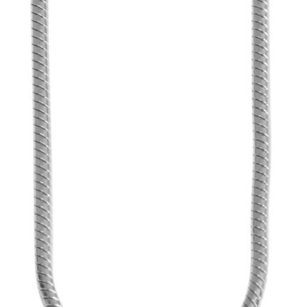 925/- Echt Silber Schlangenkette "Sajed", 1,5 mm, rhodiniert