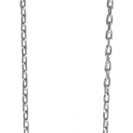 Echtsilber Halskette aus 925/- Sterling Silber, Panzermuster, Breite 0,5 mm, ...