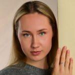 925/- Echt Silber Ring "Airin" mit Zirkoniabesatz, 925/rhodiniert