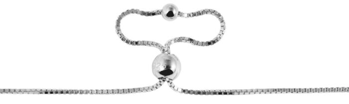 925/- Echt Silber Armband "Ilse", Inifintiy, Zirkoniabesatz, 925/rhodiniert - Image 2