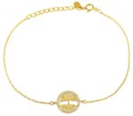 925/- Echt Silber Armband "Bina", Lebensbaum, Zirkoniabesatz - Image 4