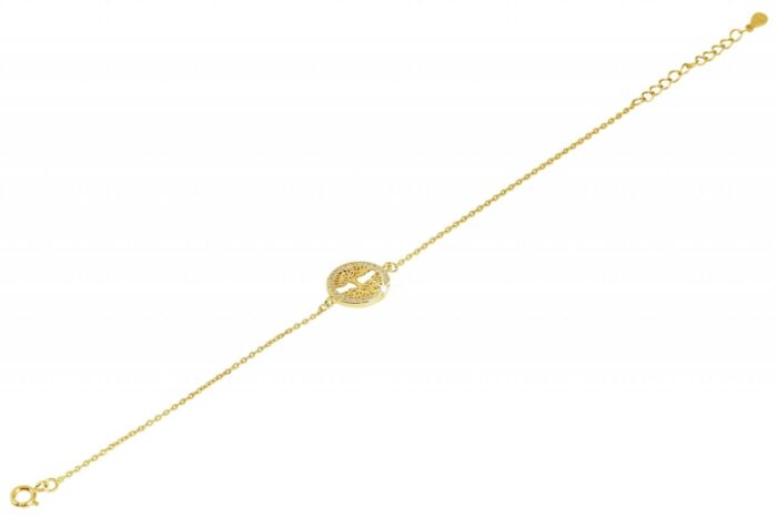 925/- Echt Silber Armband "Bina", Lebensbaum, Zirkoniabesatz - Image 5