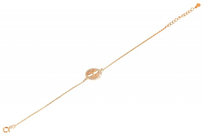 925/- Echt Silber Armband "Bina", Lebensbaum, Zirkoniabesatz - Image 7