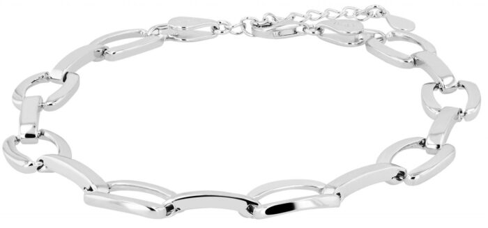 925/- Echt Silber Armband "Giada", 18 + 3 cm, rhodiniert - Image 1