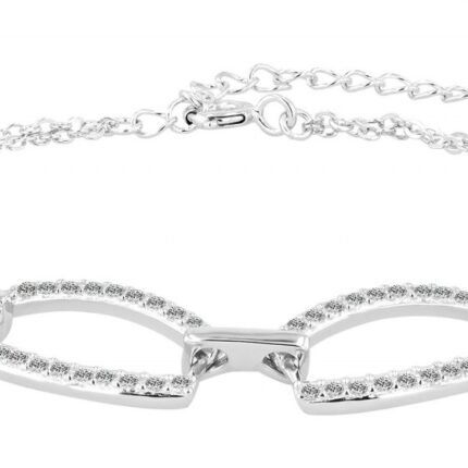 925/- Echt Silber Armband "Hermina", 17 + 5 cm