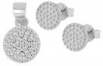 925/- Echt Silber Schmuckset "Niha", Ohrstecker und Anhänger - Image 3