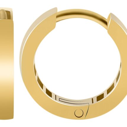 333/- Gold Klapp-Creolen Caria, Gelbgold, 8 Karat