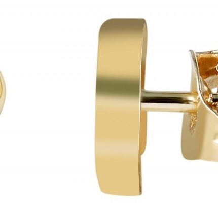 333/- Gold "Lumia" Ohrstecker, Blume mit Perlmutt, Gelbgold, 8 Karat, Kinder