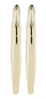 333er Gelbgold Creolen, 8 Karat, Finish texturiert - Image 3