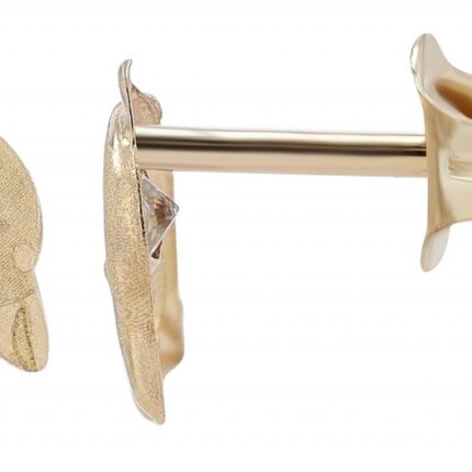 333/- Gold "Scipp" Delfin Ohstecker, Gelbgold, 8 Karat, Kinder
