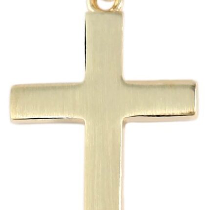 333/- o. 375/- Gold Anhänger "Jewel" ohne Kette, Kreuz, Besatz, Gelbgold