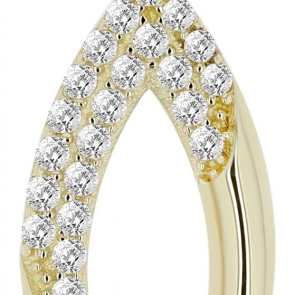 333/- Gold Anhänger "Piper" mit Zirkonia ohne Kette, 8 Karat, Gelbgold