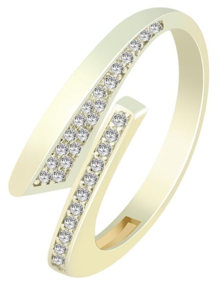 333/- Gold Ring "Mirja" mit Zirkoniabesatz, Gelbgold, 8 Karat