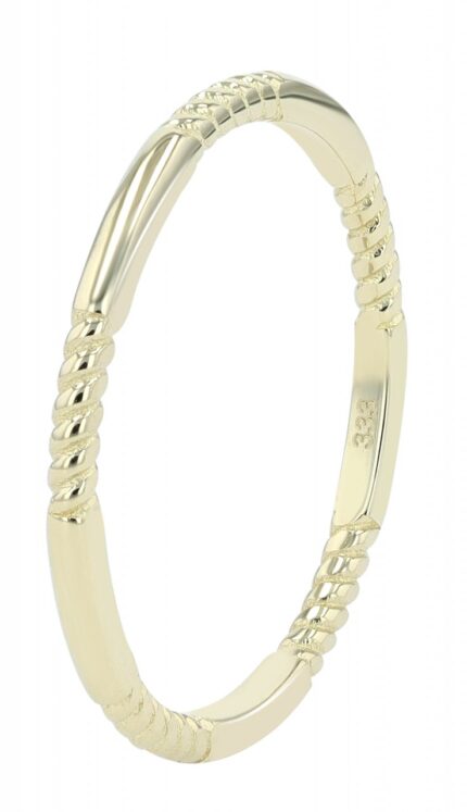 333/- Gold Ring "Mehdi", 8 Karat, Goldfarbig