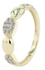 333/- Gold Ring "Nia" mit Zirkonia, 8 Karat, Gelbgold