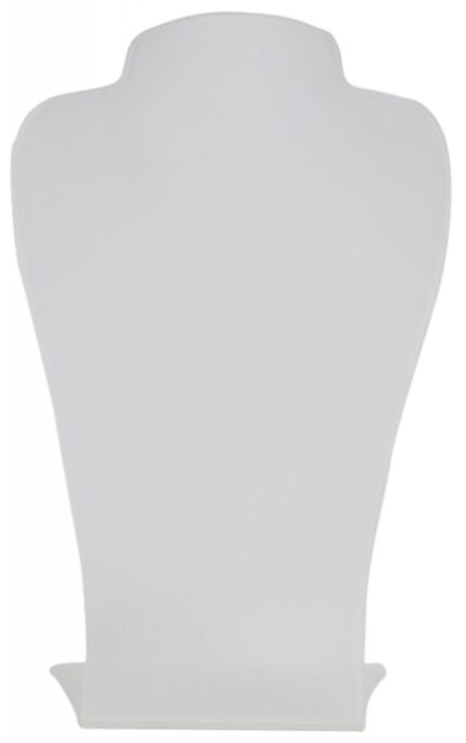 Büste Acryl, weiß, 23 cm x 14 cm x 8 cm