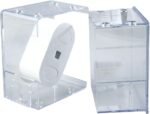 Kunststoff-Uhrenbox, weißes Kissen, 8,5 cm x 5,5 cm x 10,5 cm - Image 3