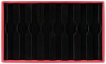 Uhrentablett für 8 Uhren, 26,7 cm x 44 cm x 2,7 cm - Image 3