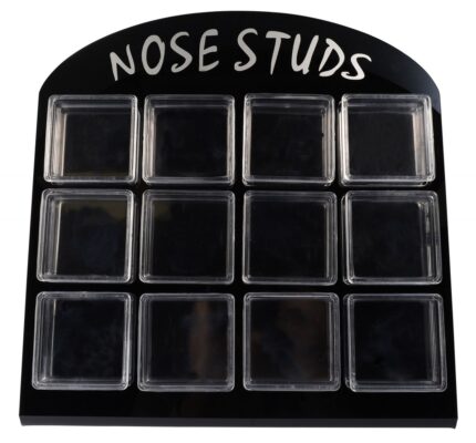 Display für Nasen Piercing (für 12 Boxen)