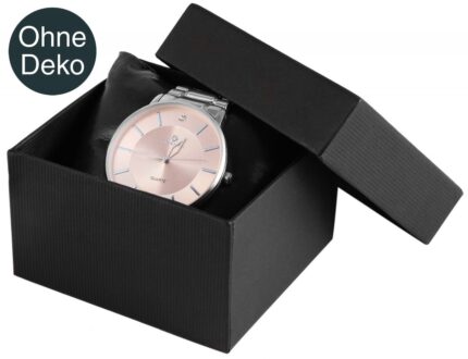 Uhrenbox, Pappe, 12 Stück (8 cm x 8,5 cm x 5,5 cm)
