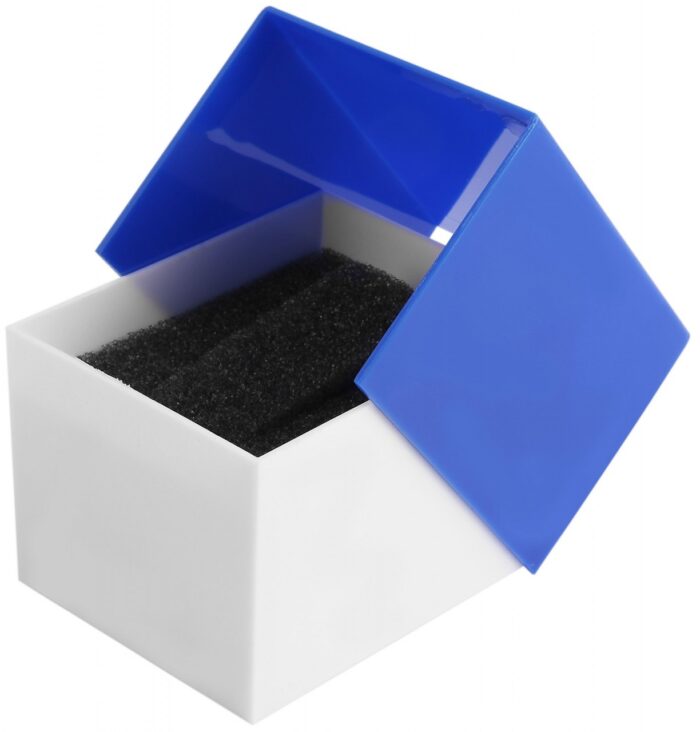 Kunststoff-Uhrenbox, Klappdeckel, VE 12, 9,9 cm x 8,1 cm x 6,8 cm - Image 8