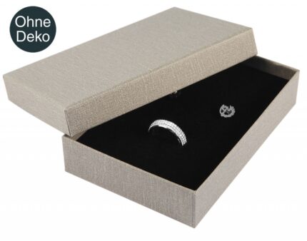 Schmuckbox, Pappe, VE12, 9 cm x 13 cm x 3 cm