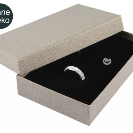 Schmuckbox, Pappe, VE12, 9 cm x 13 cm x 3 cm
