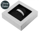 Schmuckverpackung, grau/schwarz (ohne Deko)