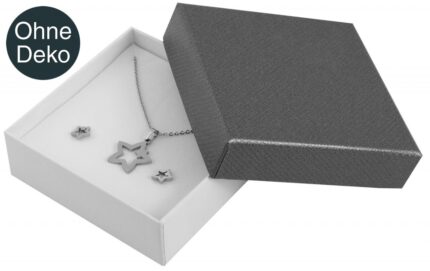 Schmuckverpackung, VE12, Maße: 9 x 9 x 3 cm