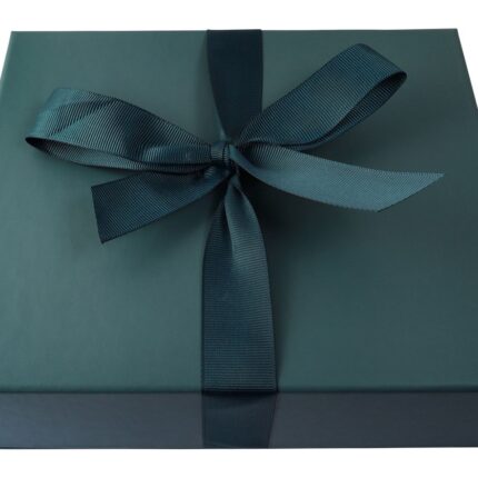 Elegante Schmuckbox mit Schleife, 18 x 21 x 6 cm