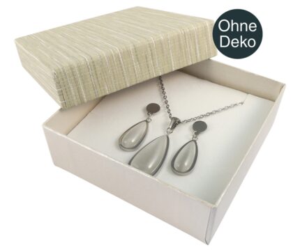 Papp Schmuckboxen, taupe
