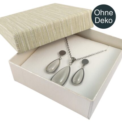 Papp Schmuckboxen, taupe