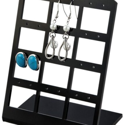 Display für Ohrringe, Kunststoff, 10 cm x 13,5 cm x 6 cm