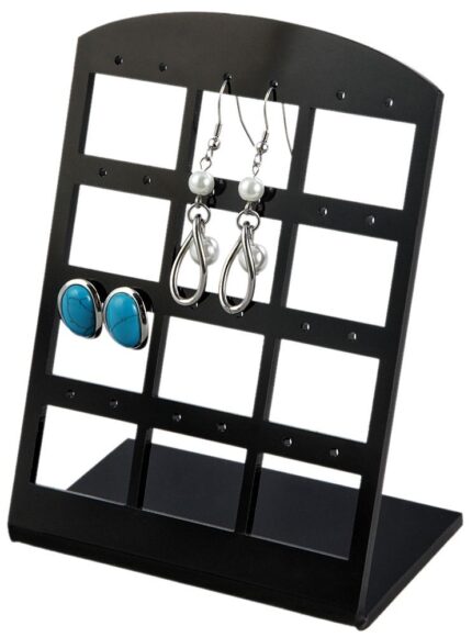 Display für Ohrringe, Kunststoff, 10 cm x 13,5 cm x 6 cm