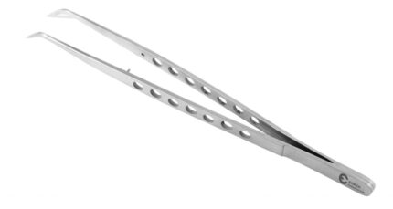 Pinzette mit gebogener Spitze