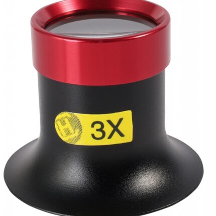 Uhrmacherlupe, Metall/Glas, versch. Stärken