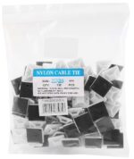 Klebesockel, weiß, 20 mm x 20 mm, 100 Stück/Pack - Image 3