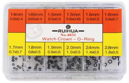 Kronendichtungen im Sortiment, Ø 1,4 mm - 2,8 mm