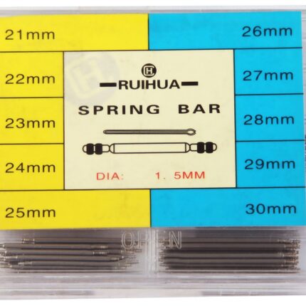 Federstege Sortiment in 10 verschiedenen Größen, 21 mm - 30 mm, Ø 1,5 mm