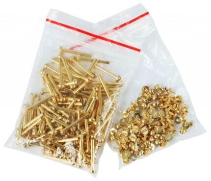 Mittelbandstege, Gold (VE 100 Stück) - 12mm