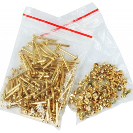 Mittelbandstege, Gold (VE 100 Stück) - 12mm