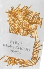 Mittelbandstege, Gold (VE 100 Stück) - 20mm - Image 3