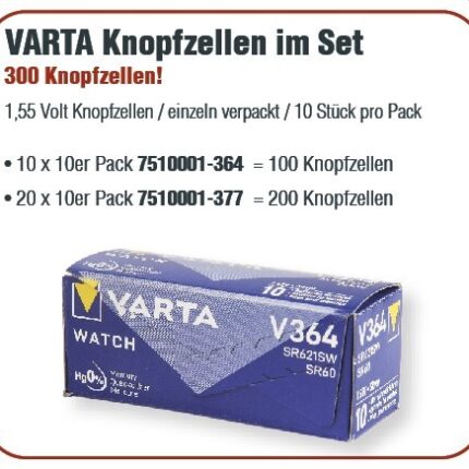 Varta Batteriepaket