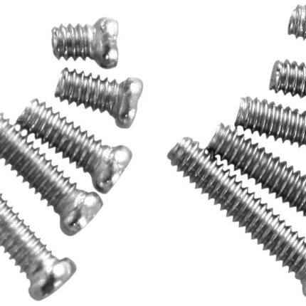 Edelstahlschrauben im Sortierkasten, 1,6mm - 5,5mm je 100 Stück
