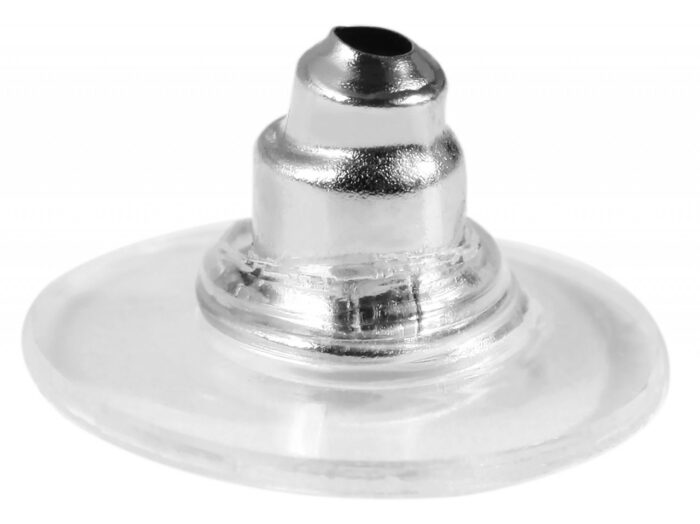 Komfort-Ohrmuttern mit Silikonplatte, VE10 - Image 1