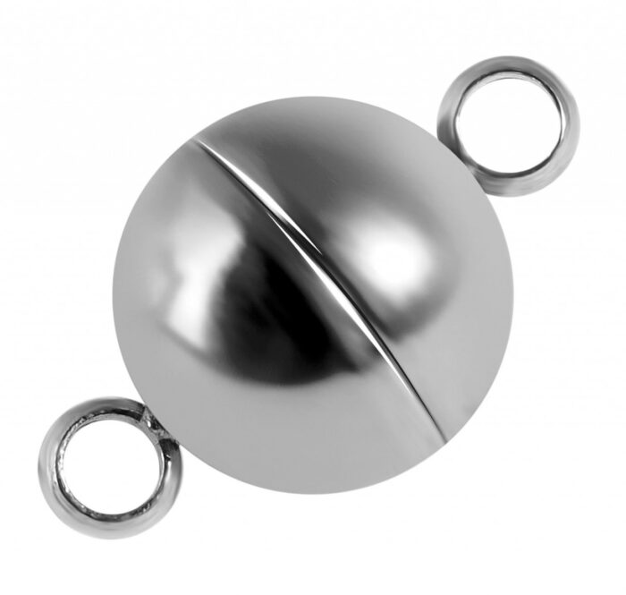 Magnetschließe rund, Edelstahl poliert, Durchmesser 6 -14 mm - Image 1