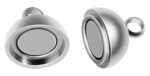 Magnetschließe rund, Edelstahl poliert, Durchmesser 6 -14 mm - Image 2