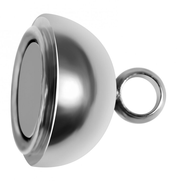 Magnetschließe rund, Edelstahl poliert, Durchmesser 6 -14 mm - Image 3