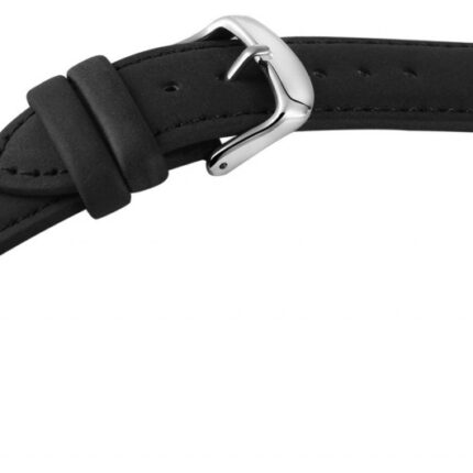 Echtleder Uhrenarmband, schwarz, 18 - 24 mm