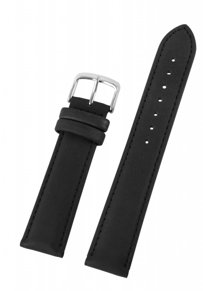 Echtleder Uhrenarmband, schwarz, 18 - 24 mm - Image 2